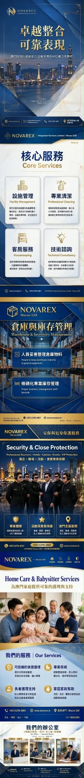 NOVAREX company brochure cover